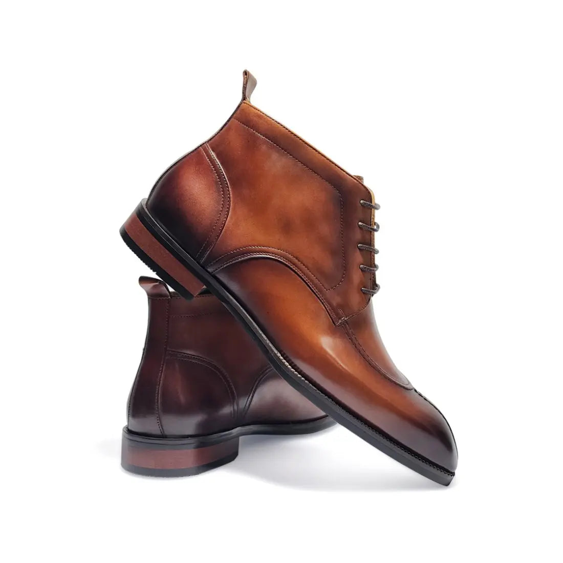 Bottes d'Exception en Cuir - Élégance, Lux et Confort