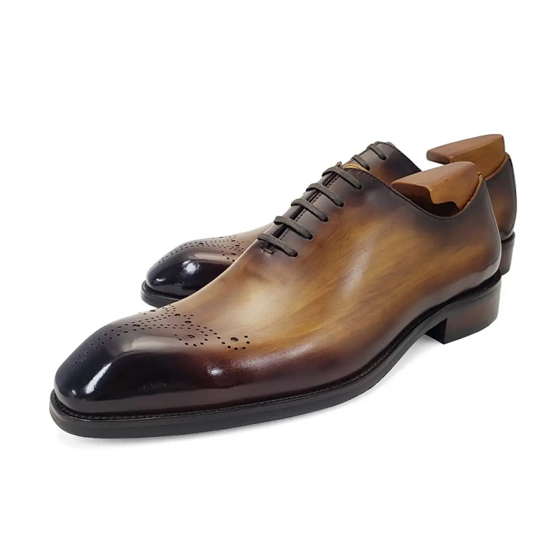 Chaussures Oxford Homme en Cuir Véritable – Style Wingtip Classique & Confort Premium