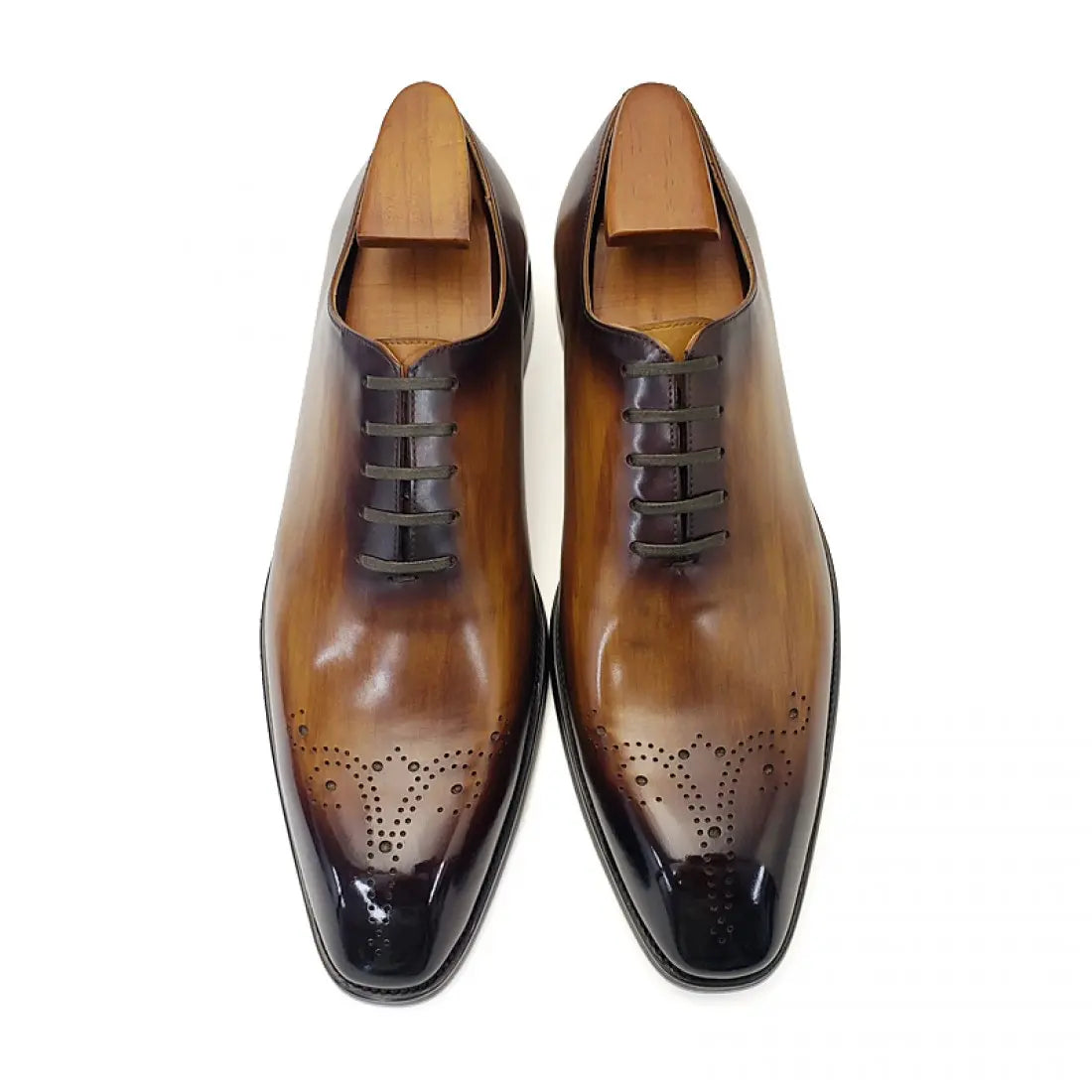 Chaussures Oxford Homme en Cuir Véritable – Style Wingtip Classique & Confort Premium