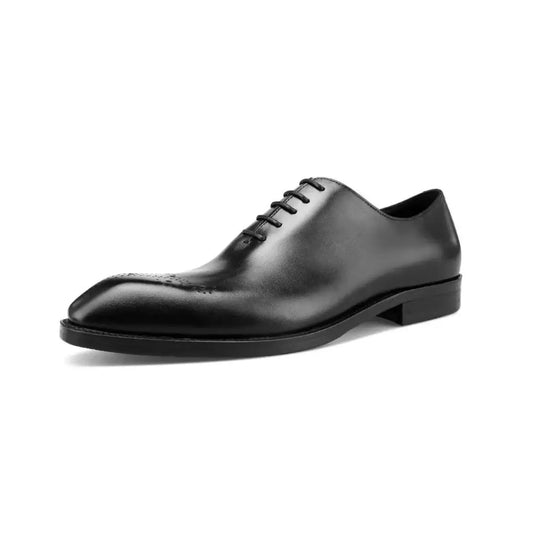 Chaussures Oxford Homme en Cuir Véritable – Style Wingtip Classique & Confort Premium