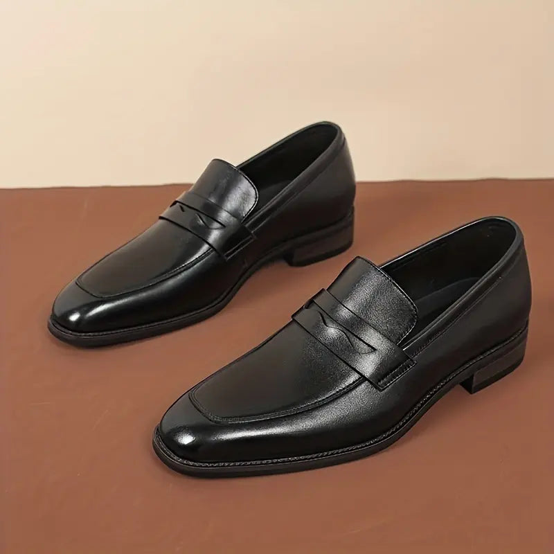 Mocassins Homme Classique en Cuir Véritable – Confort & Élégance