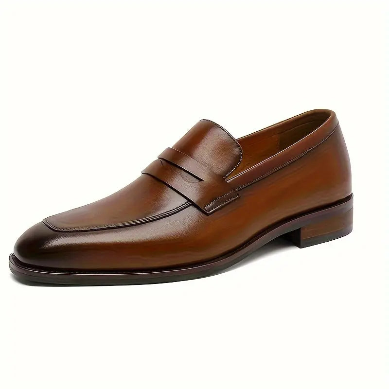 Mocassins Homme Classique en Cuir Véritable – Confort & Élégance