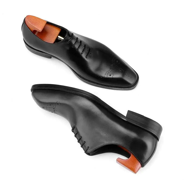 Chaussures Oxford Homme en Cuir Véritable – Style Wingtip Classique & Confort Premium